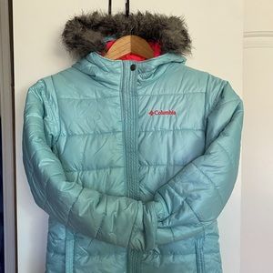 Columbia Winter Jacket - Aqua - Youth L